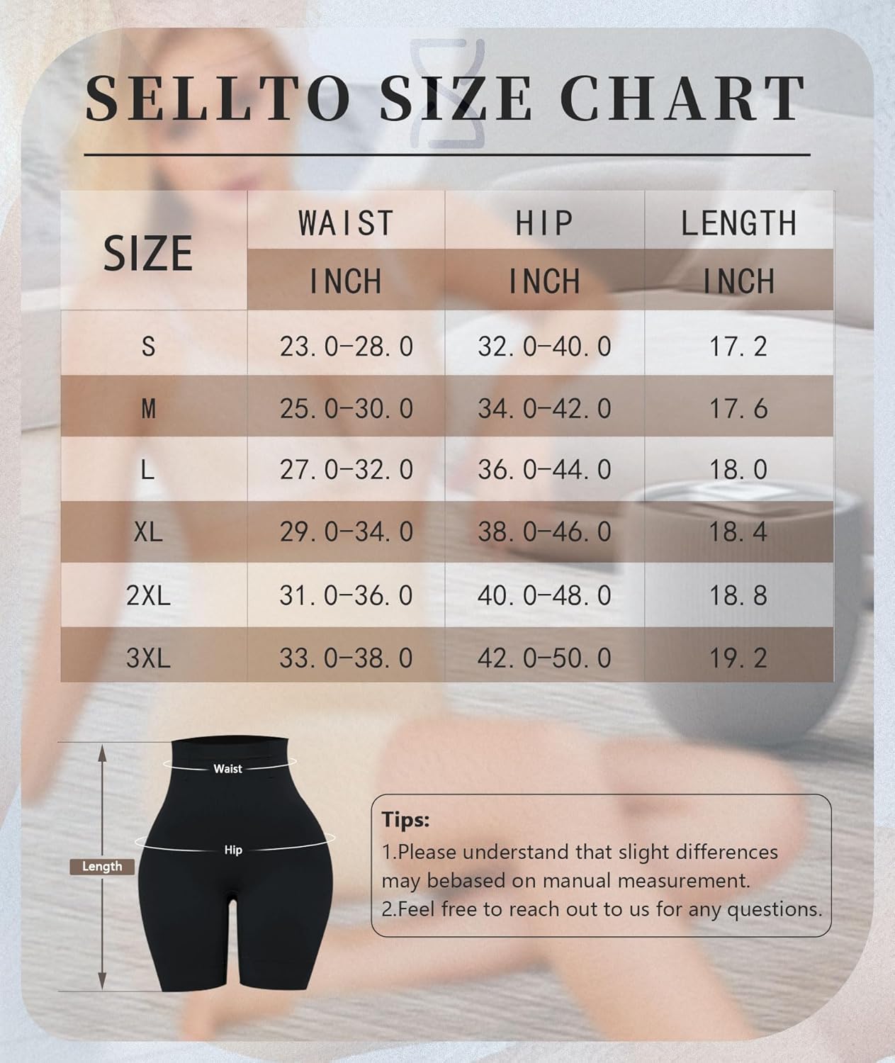 sellto Shapewear Tummy Control High Waisted Body Shaper Shorts Women Smooth Girdles Under Dresses Shorts Thigh Slimmer - Image 6