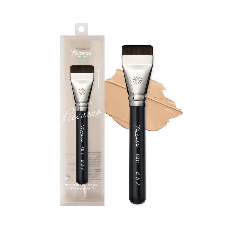Piccasso FB11 Spatula Foundation Brush for Liquid Makeup, Cream Foundation