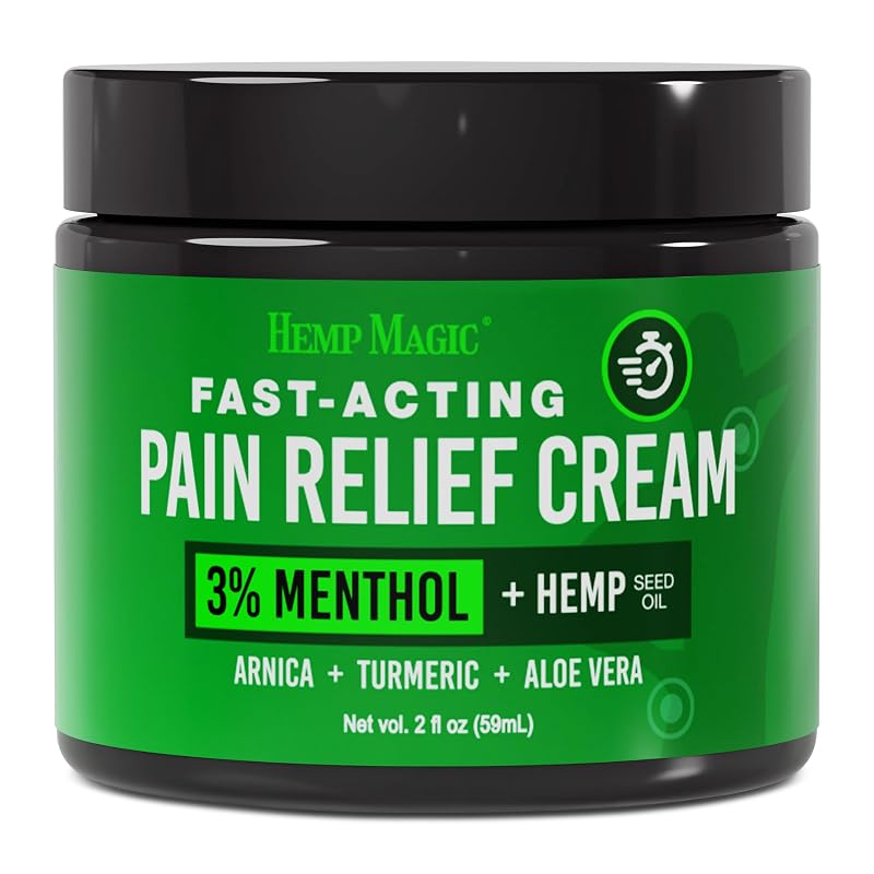 Creme corporal Super Natural Goods com mentol 3% e óleo de semente de cânhamo, 56 g