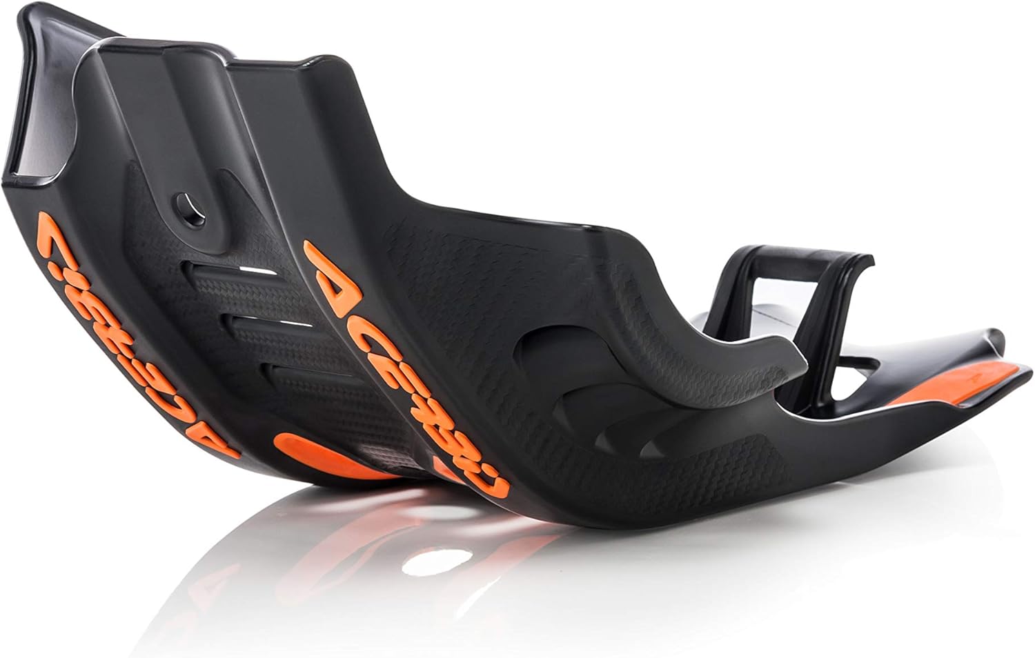 Acerbis Plastic Offroad Skid Plate Black/16 KTM Orange Compatible with KTM 450SX-F/450XC-F 2019-2022/450SX-F Factory Edition 2017-2021/450SMR 2022-2733465229