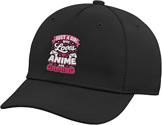 Just A Girl Who Loves Anime and Gaming Adjustable Baseball Hat