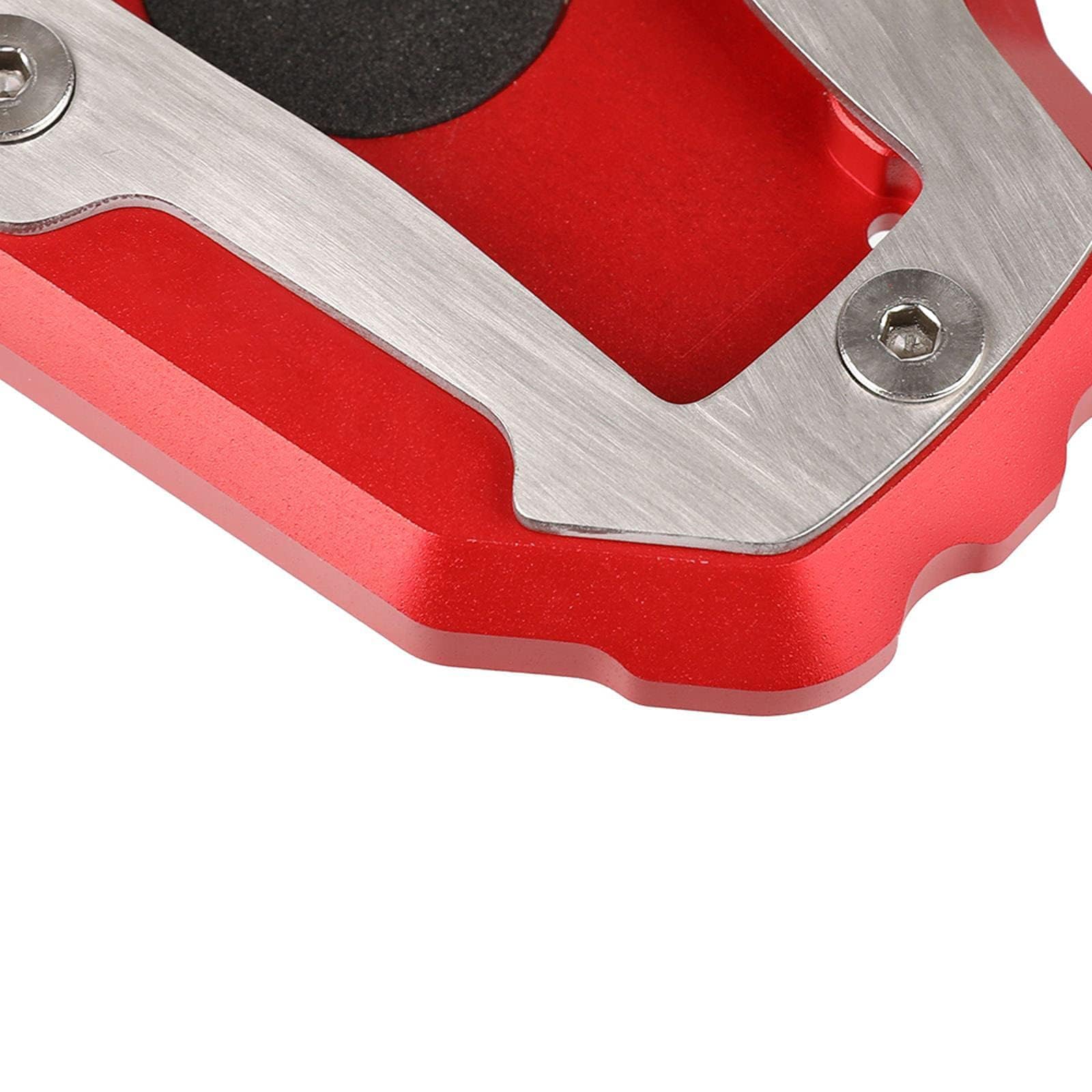2025 CRF1100L Motorcycle Side Stand Enlarge Kickstand Plate Enlarger Side Stand Extension Compatible with CRF1100L Africa Twin/Adventure Sports/Adventure Sports ES/Adventure Sports DCT (Red)