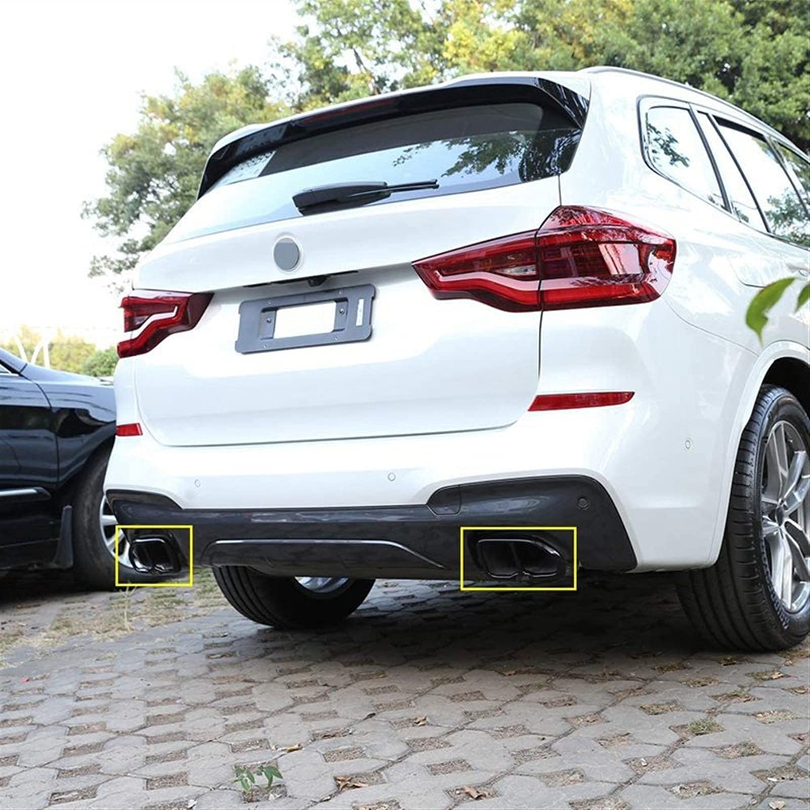 Amazon | 車のマフラーカッターが ために BMW X3 G01 2018-2020のため