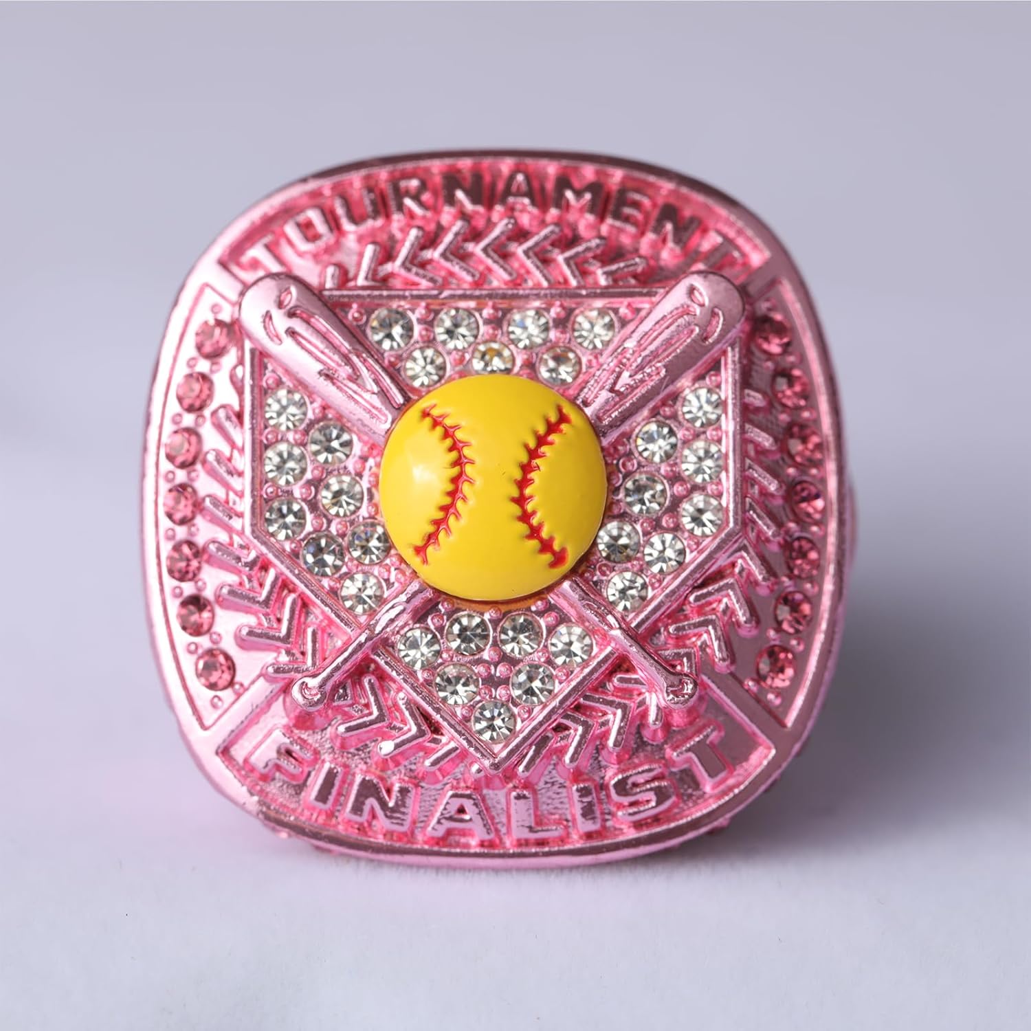 12 pack tournament softball player ring awards finger size 9