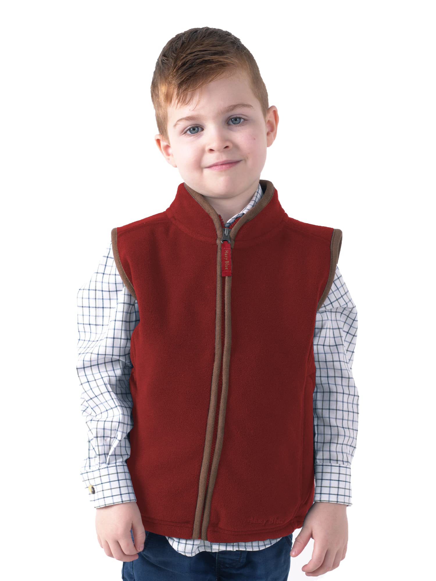 Hazy Blue Girls Red Kaden Childrens Bodywarmer - 7-8 Yrs