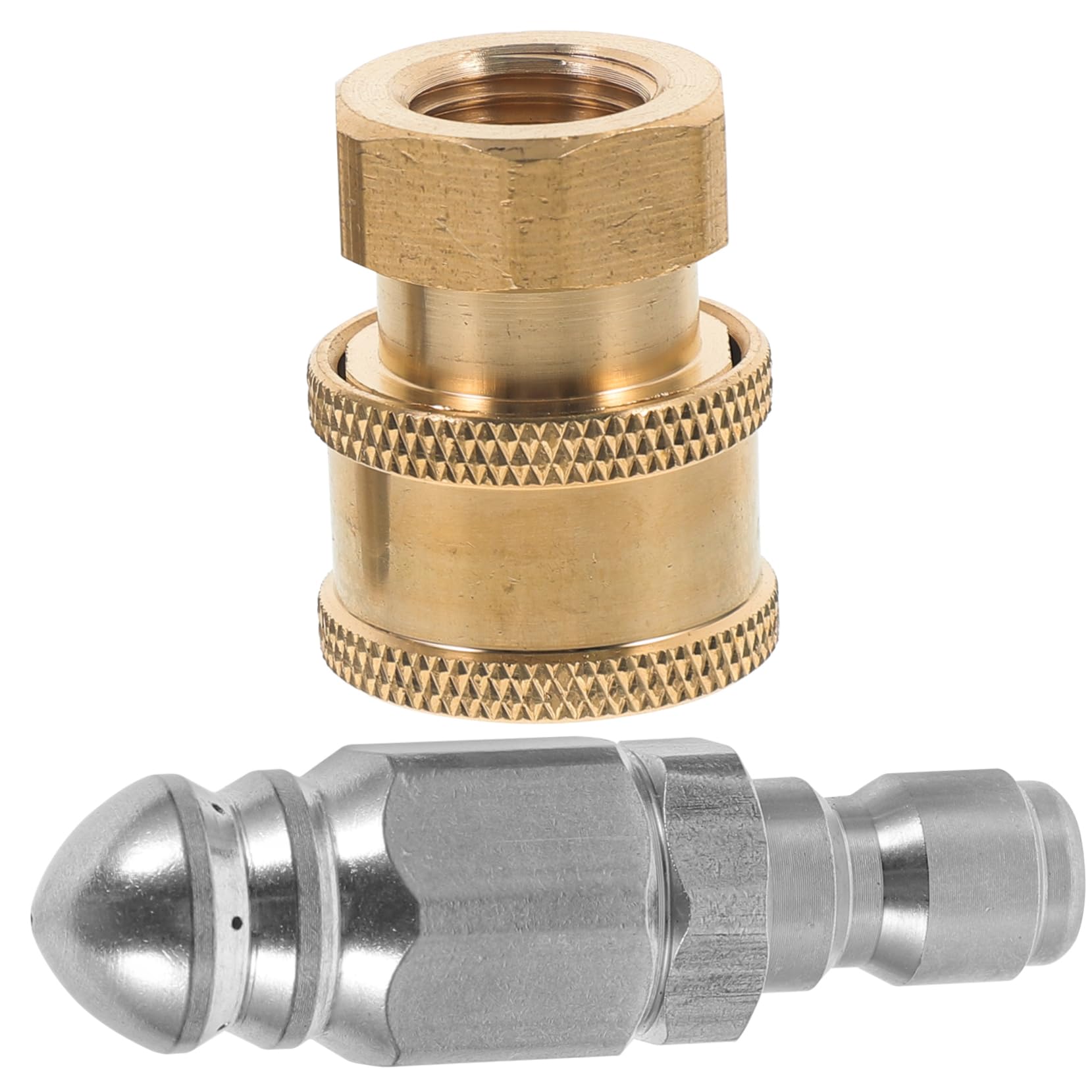 BESPORTBLE 3sets Ugello Getto Inossidabile Per Irrigazione Giardino Accessorio Per Tubo Flessibile Con Connessione Rapida e Resistente Alla Pressione Per Pulizia Efficiente