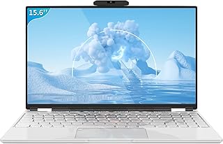 [Win 11 &Office 2019] 15.6’’ High-Speed Celeron N5105 Quad Core Processor Laptop Full HD IPS Screen 16GB RAM 512GB SSD Notebook 180°Opening and Closing Dual Band WiFi (16G+512GB,Silver)