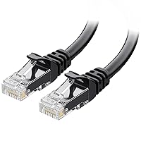 Vista 20 de Cable Matters - Cable Ethernet Cat 6 sin enganches de 10 Gbps, cable corto Cat 6, cable Cat6, cable Ethernet, negro