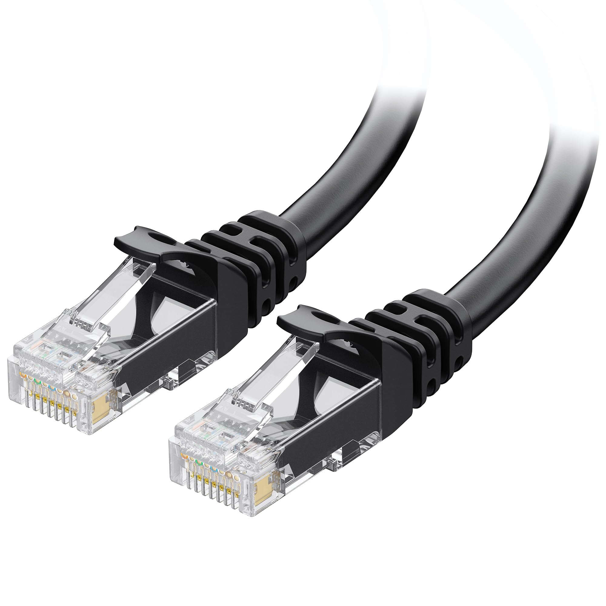 GEARit Cat6A Ethernet Cable (125 Ft, Black) 10Gbps Snagless Long Shielded SSTP, SFTP Shielded Ethernet Cable, 26AWG 4 Pair Solid Bare Copper Cat6 - View #6