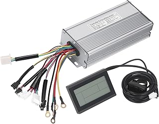 SPYMINNPOO Electric Bike Sine Wave Controller Kit, Including LCD3 Panel, Thumb Throttle, Power Assist Sensor for 48V 1000W 1500W Motor
