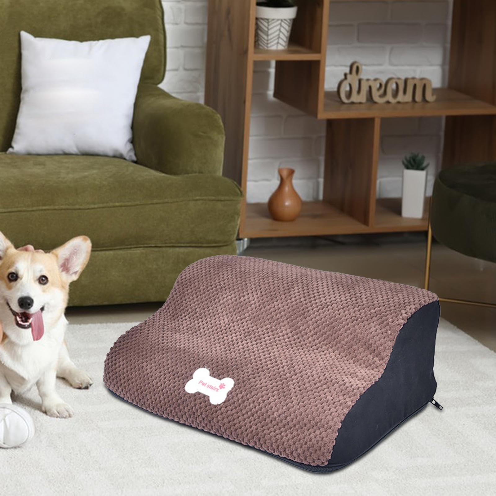 WeiLaiKeQi 2-layer Dog Stairs Non-slip Portable Pet Steps WeiLaiKeQi 2 ...