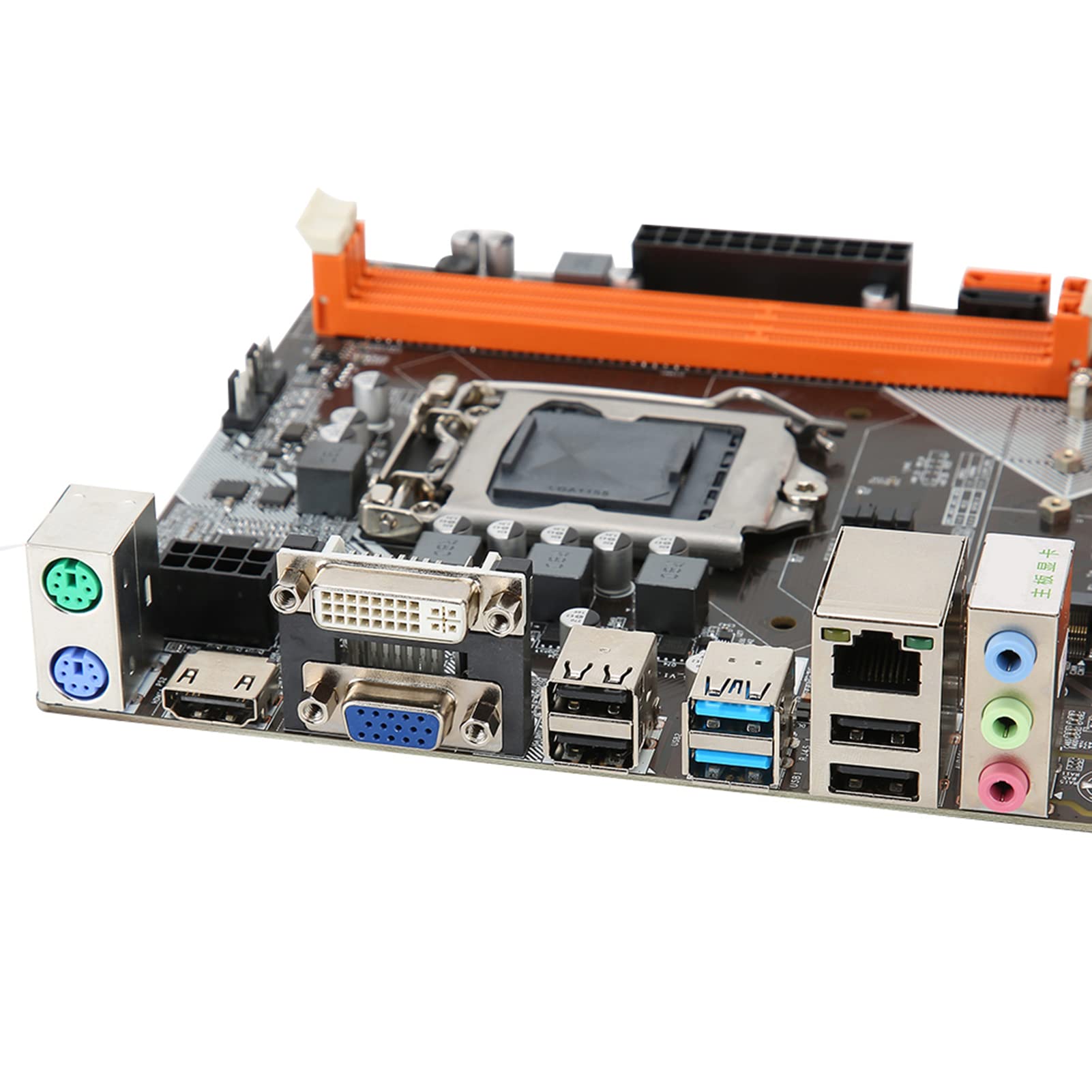 Scheda Madre per Computer Desktop, M-ATX USB3.0 DDR3 SATA3 LGA 1155, M.2 NVME + NGFF Scheda Madre per Giochi su Disco Rigido Ad Alta Velocità Dual-mode, Chip Audio a 6 Canali, per