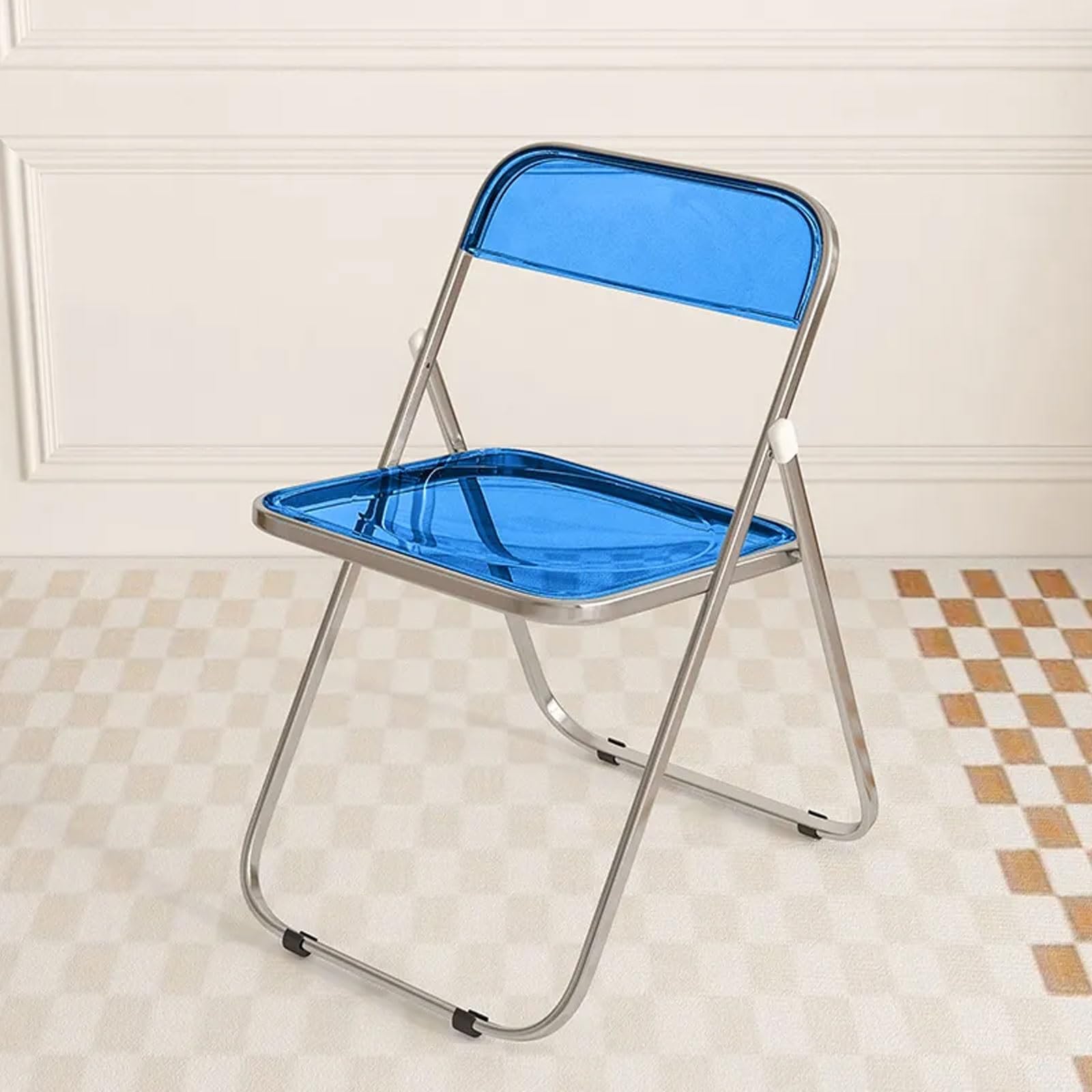 Amazon｜折りたたみ椅子 アクリル折りたたみ椅子 現代折る透明な