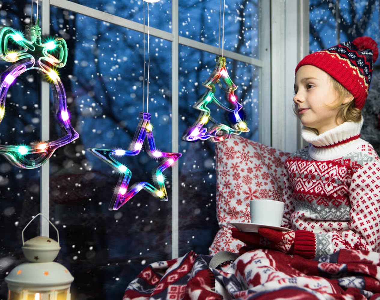 FINGOOO Christmas Indoor Hanging Light Pendant - Image 4