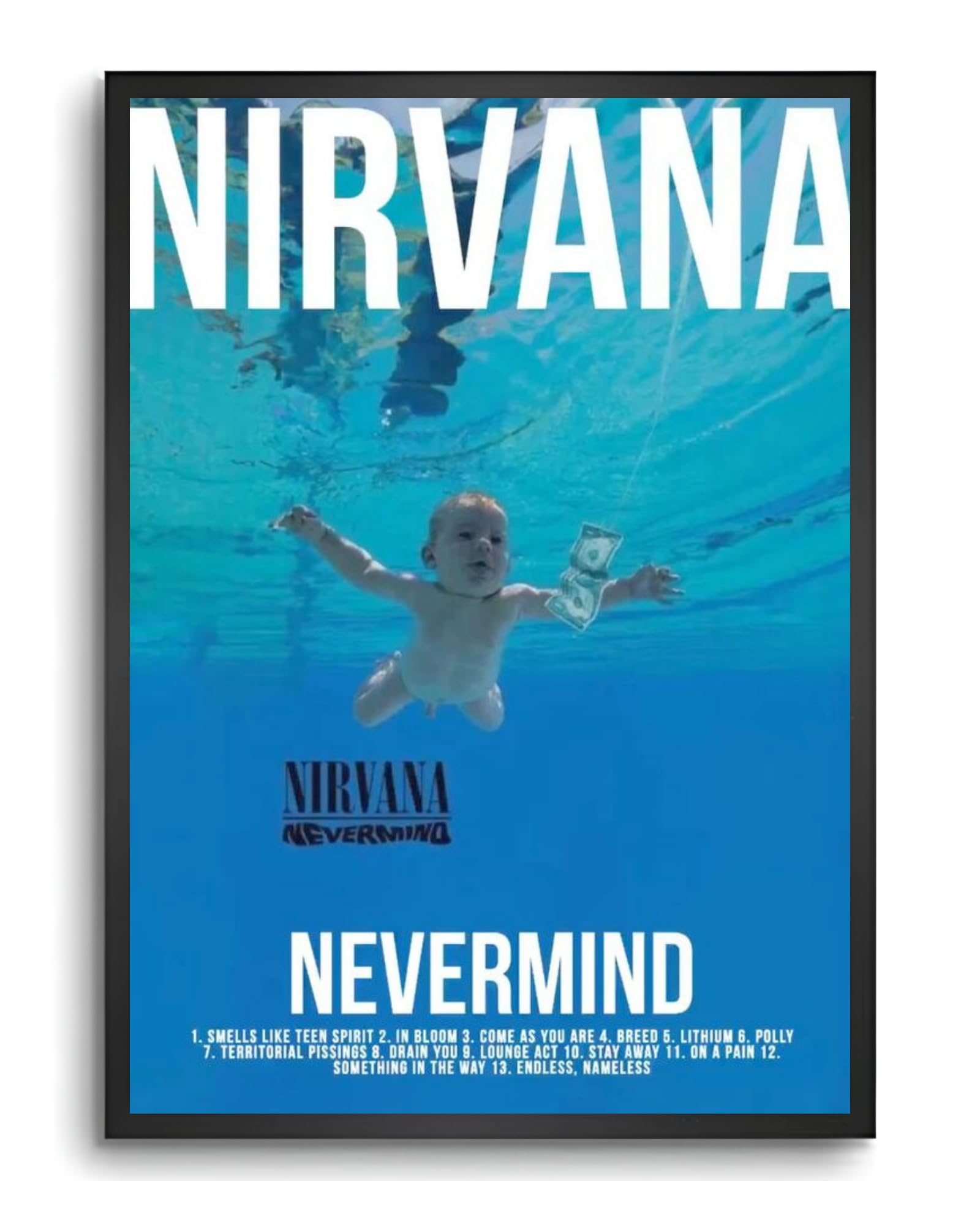 Vyopix Nirvana - Nevermind Music Album Cover, Wall Decoration Art