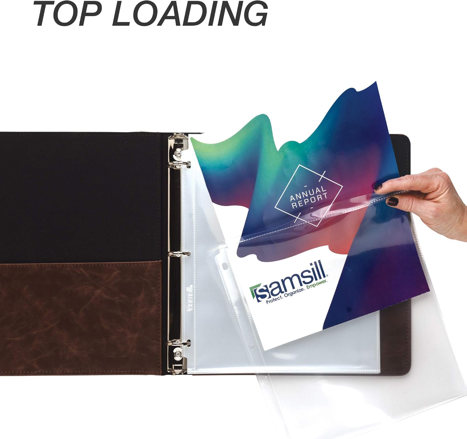 Samsill 25 Pack Secure Locking Clear Sheet Protector, Super Heavyweight 5mil, Archival Safe and Top Loading : Everything Else