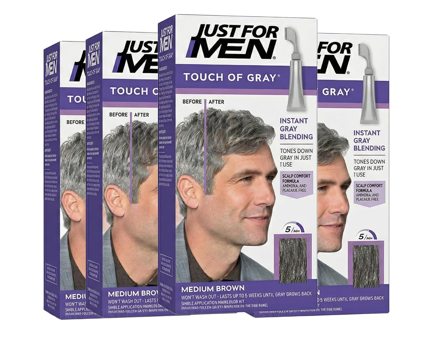 Just For Men Touch Of Gray Hair Treatment - Medium Brown
