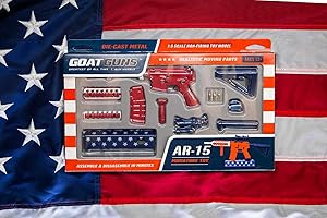 Goat Guns Miniature USA AR 15 Model | 1:3 Scale Diecast Metal Build Kit