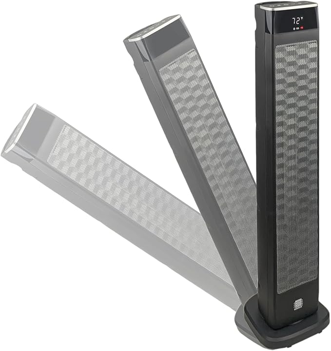 Calefactor Eléctrico Portátil Cerámico 1500W 120V con Termostato y Control Remoto miniatura 9