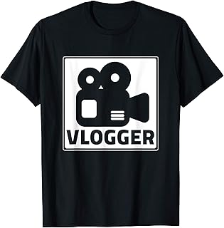 Blogs de fotografía de vídeo de Vlogger vintage Camiseta