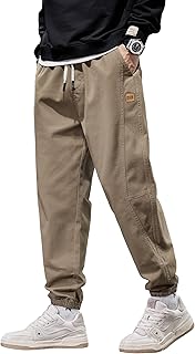 [W Wonyo] チノパン メンズ 秋服 ズボン 9分丈 サルエルパンツ 綿 ボトムス 伸びる ストレッチパンツ オシャレ ジョガーパンツ 脚長 テーパードパンツ 人気 ずぼん アンクル丈 pants for men かっこいい カジュアル オールシーズン