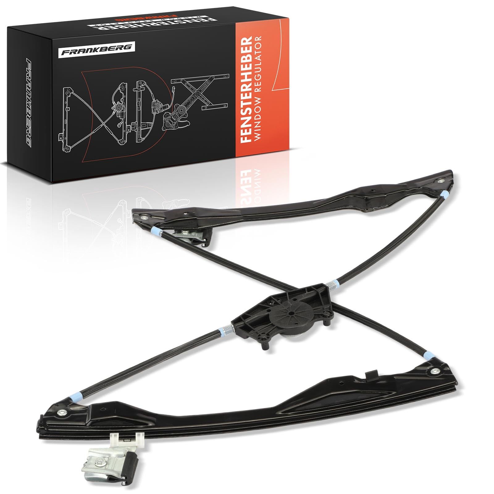 Frankberg Fensterheber elektrisch ohne Motor 4/5 Türer Vorne Links Kompatibel mit Fabia I 6Y2 6Y3 6Y5 Alle Motoren 1999-2008 6Y1837461