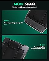 Vista 5 de SCITOO Juego de tapa de repuesto para consola para GMC Sierra Chevrolet Silverado 2001 a 2007