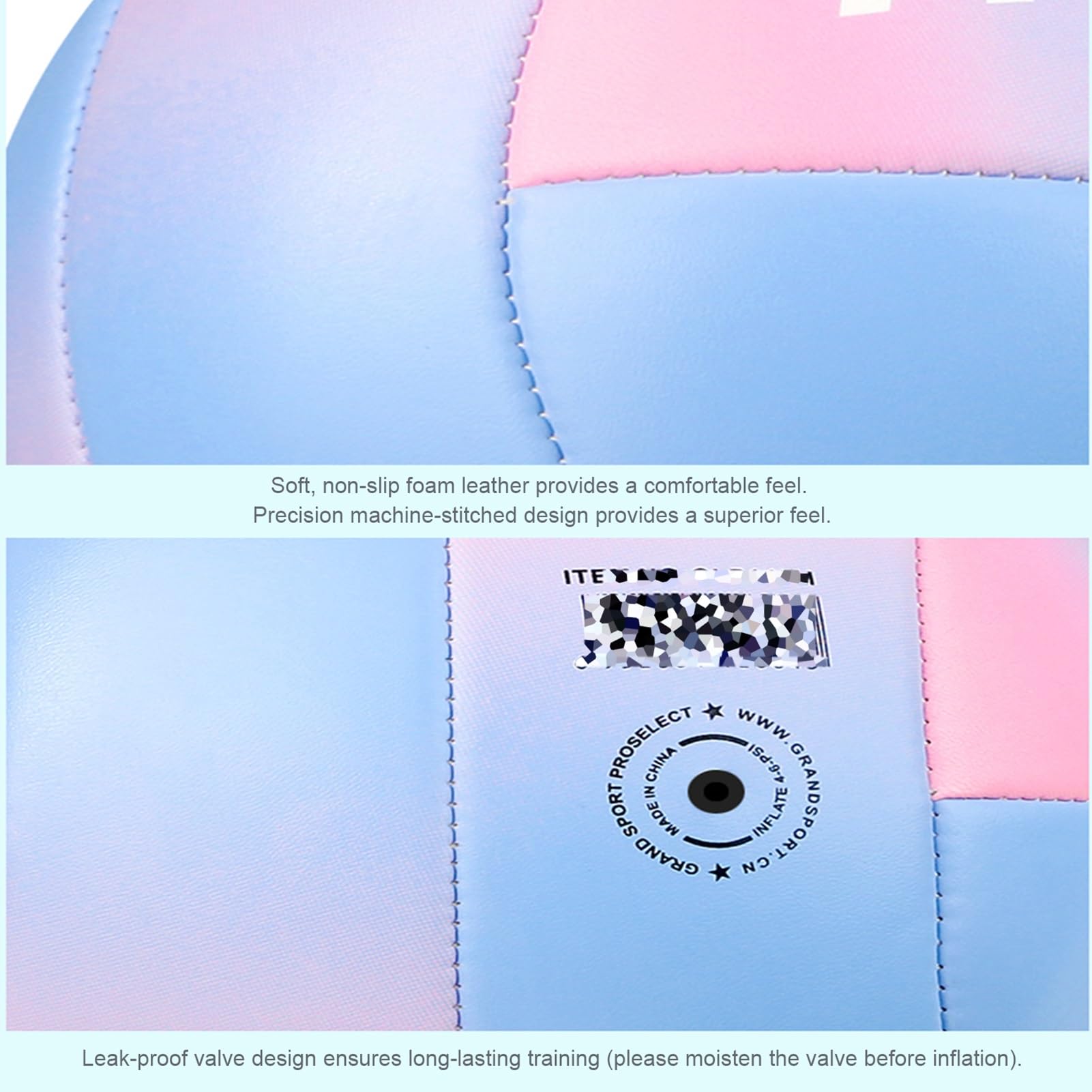 Balón De Voleibol Personalizado Talla Oficial 5 para Interior Y Exterior, Balones De Vóley Suaves Y Ligeros Kit De Voleibol De Playa con Texto para Niños Adolescentes Adultos(Yellow)