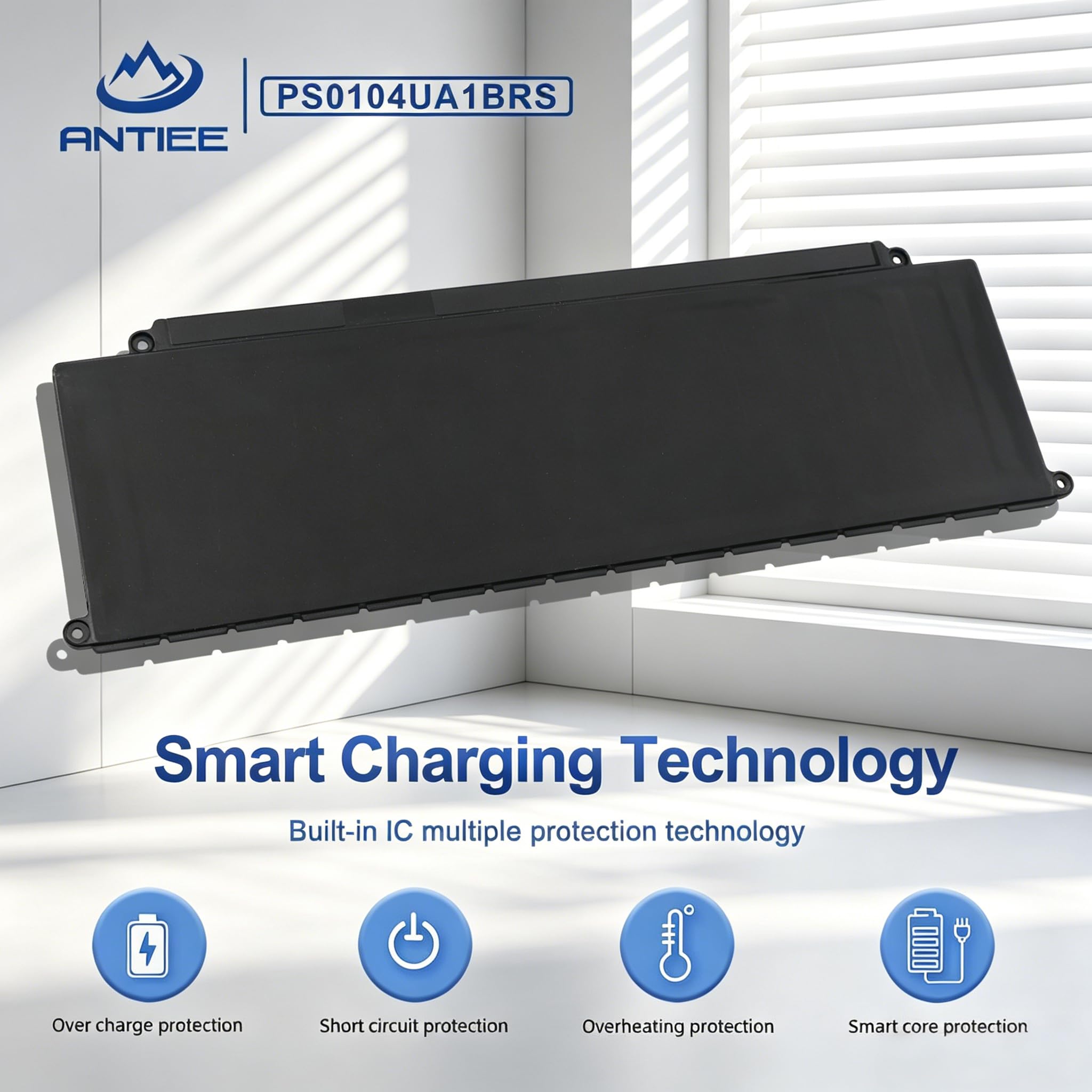 AntiEE 53Wh PS0104UA1BRS - Batería portátil compatible con Toshiba Dynabook U30 Tecra A40-J-12E A50-J Portege X40-K SeriesG 71C000ML110 P000834200 15,4 V