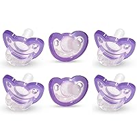Vista 19 de RaZbaby Jollypop - Chupete para recién nacidos y más, fabricado en Estados Unidos, forma natural, de ortodoncia, compartido con amor en NICU