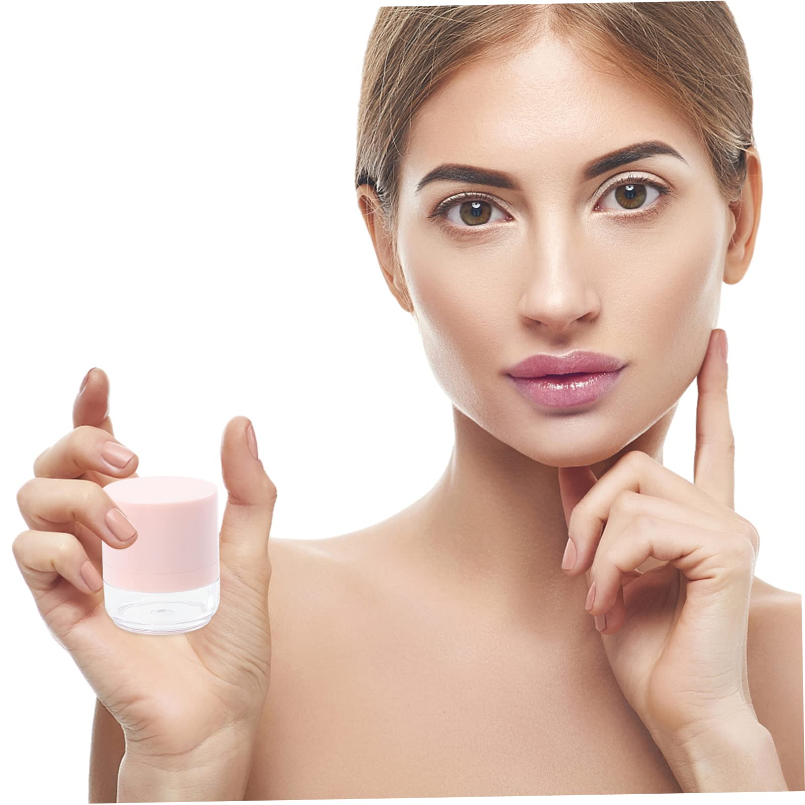 Angoily Loose Powder Box Puff Portable Travel Case Empty Makeup Powder Container