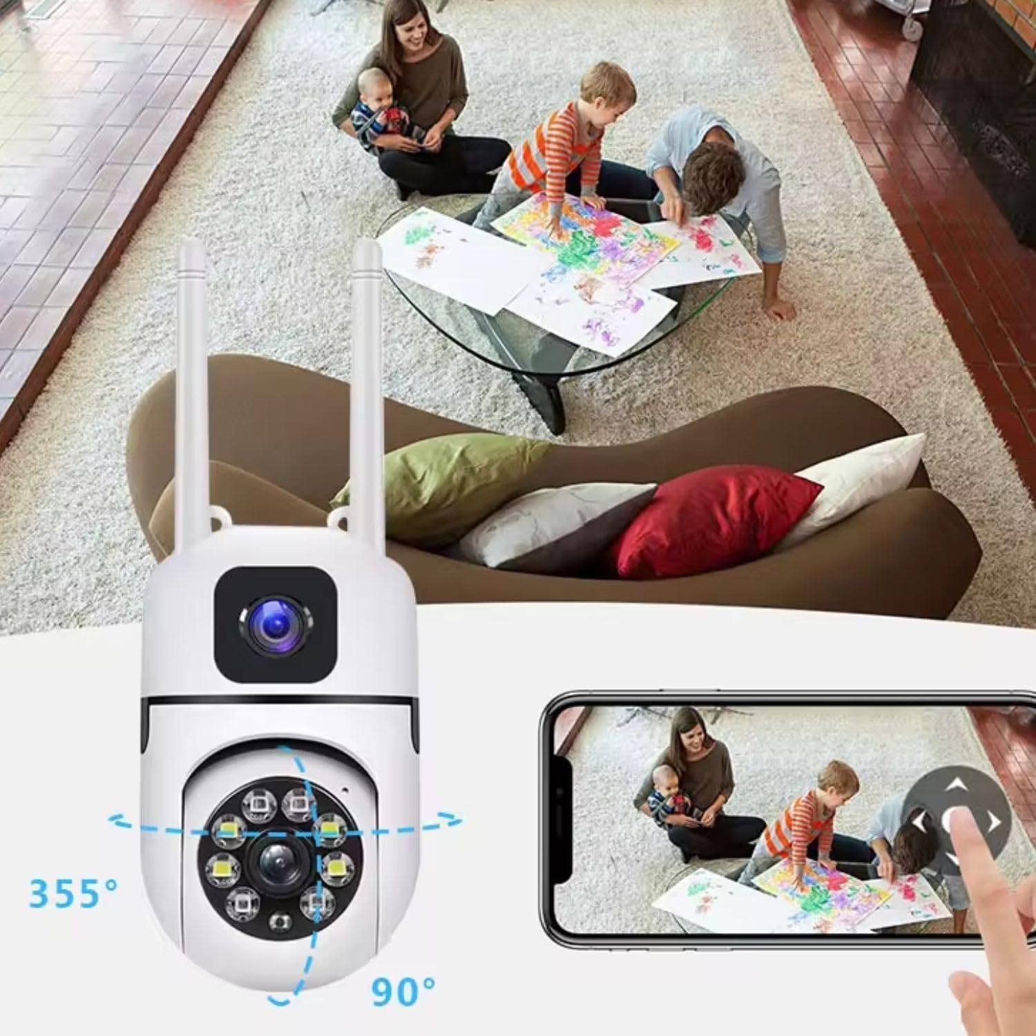 Eyetech 6MP WiFi Dual Lens Outdoor P (Dual Lens Mini Dome01) — Amazon image 8