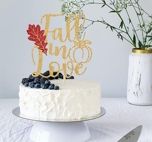 Miniatura 5 de Decoración para pastel de otoño con temática de otoño, boda, despedida de soltera, aniversario, fiesta, decoración de fiesta de boda de otoño,