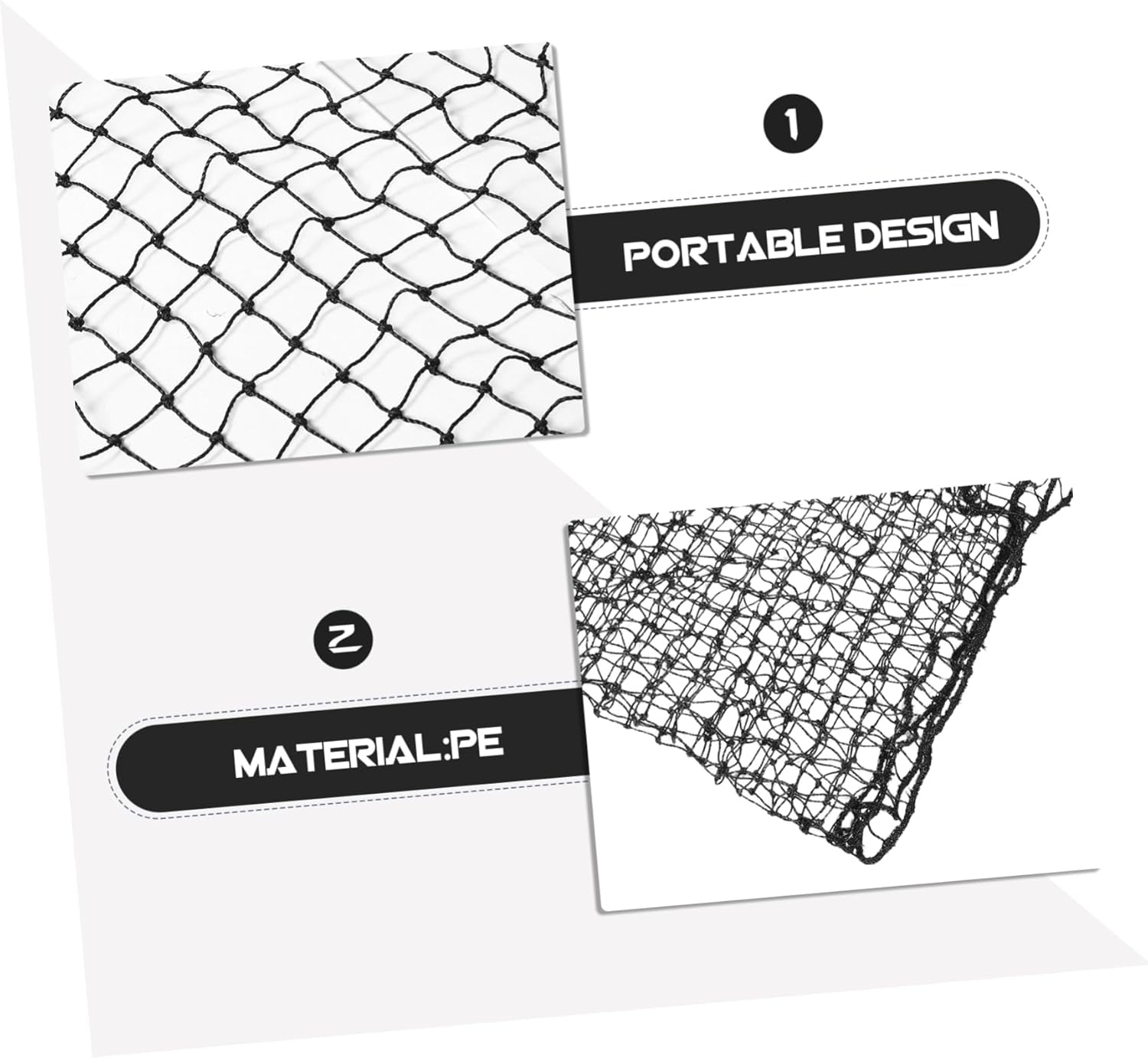 Multi-Purpose Softball Training Net Baseball Bounce Back Netting Baseball Fielding Trainer
