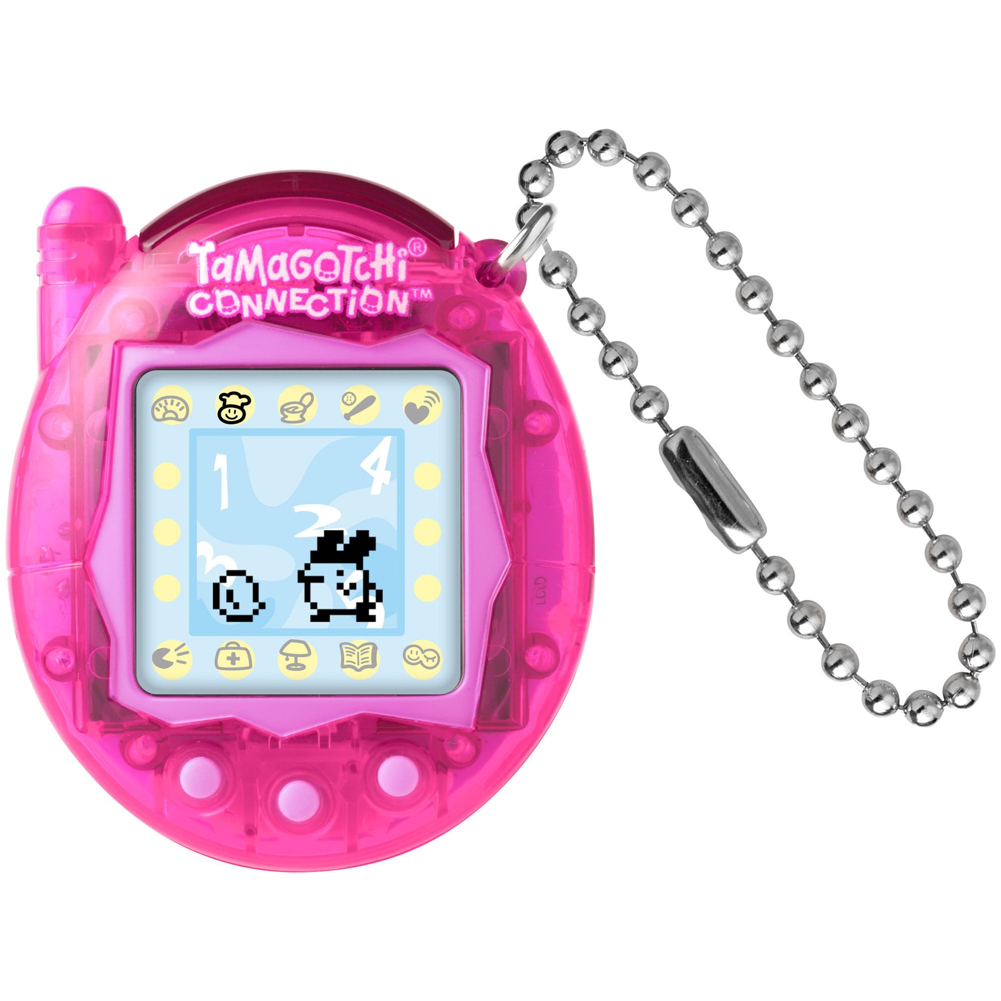 TAMAGOTCHI Bandai Connection Digital Translucent Pink Shell Virtual Pet Electronic Toy With Infra-Red Connection For Shared Fun - Image 2