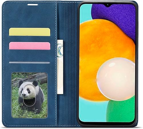 Miniatura 8 de EYZUTAK Premium PU Cuero Flip Folio Caso para Samsung Galaxy A54 5G, Cierre Magnético Funda Protectora Kickstand Tarjeta Ranura De Efectivo A Prueba