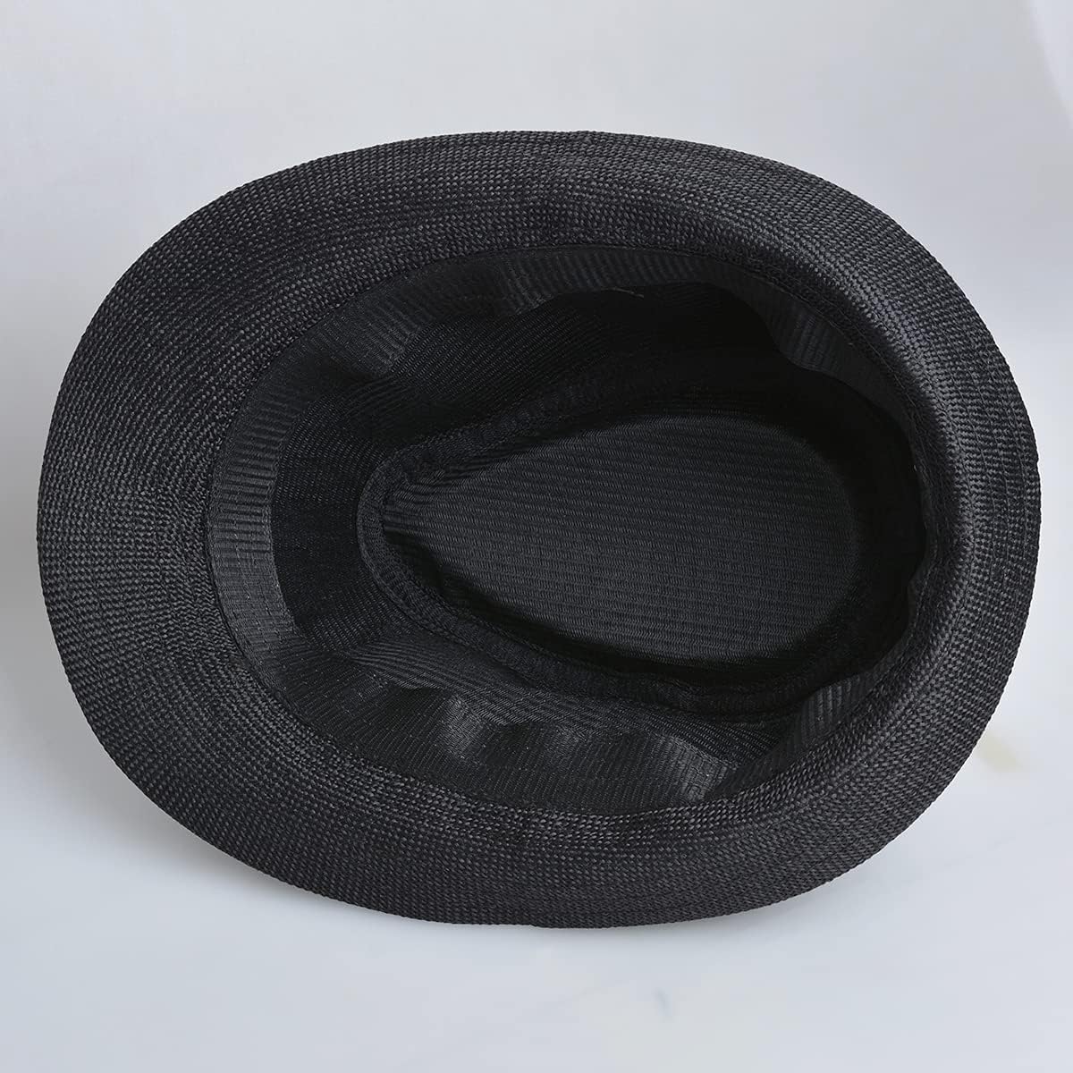 Queenbox Child Linen Fedora Hat Boy Girl Jazz Cap Kids Straw Sun Cowboy Hat - Image 4