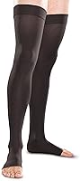 Vista 1 de Therafirm - Medias altas para muslo, 20 – 30 mmHg moderadas de compresión de nailon