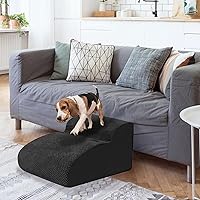 Vista 3 de PINVNBY Dog Stairs to Bed, High Density Foam Dog Steps,Pet Stairs for Small Dog,Pet Steps Suitable High Bed Chair and Sofa,Dog Ramp for Small Short