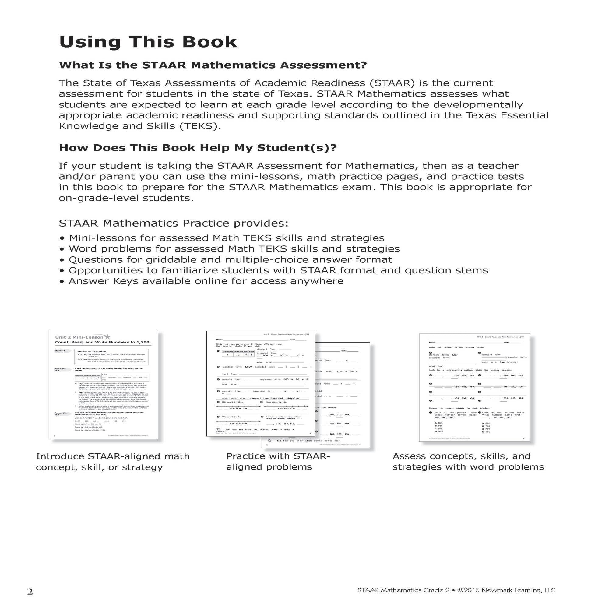 STAAR Mathematics Practice I For Children in Grade 2 I All-Inclusive Workbook for STAAR Prep I Mini-Lessons, Practice Pages, Assessments, & Practice Tests - Image 4