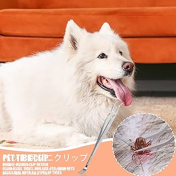 Amazon.co.jp: 犬 ダニ取り 壁蝨取り ピンセット ノミ取り
