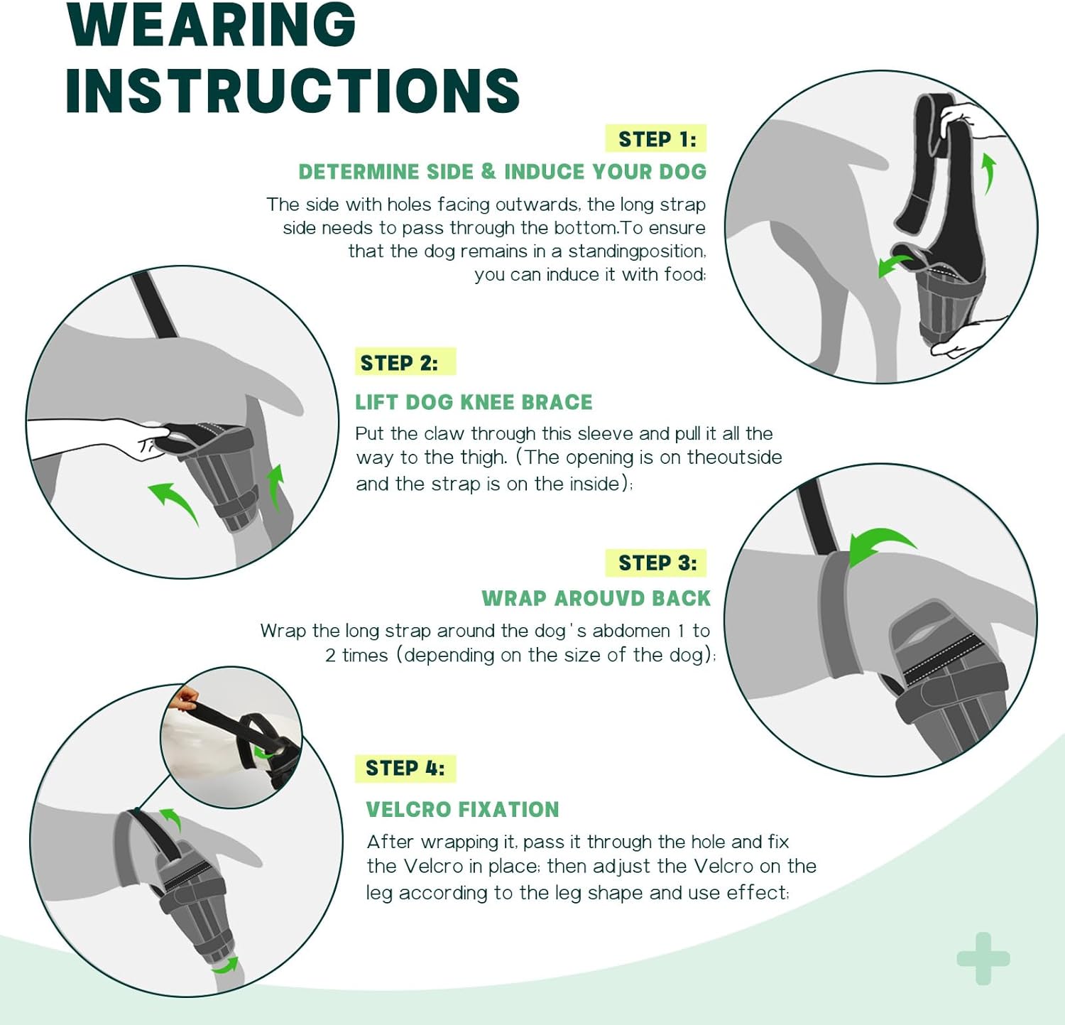 Dog Knee Brace for Torn ACL Hind Leg – Support Dog Leg Brace for Back Leg with 2 Stabilizers, Adjustable Hip Support to Reduces Pain Luxating Patella, Ligament Injuries, CCL (Left Leg, XL)