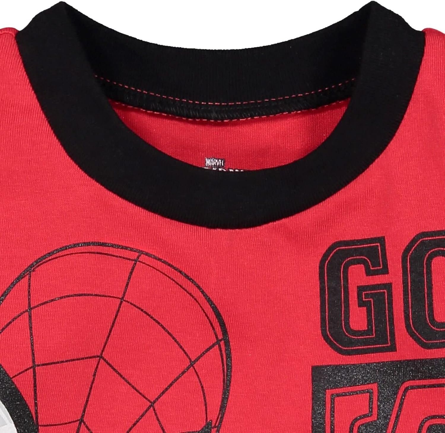 Miniatura 4 de Marvel Avengers Spiderman - Conjunto de camiseta y pantalones cortos de rizo francés