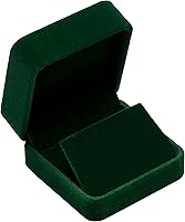 Vista 2 de Cajas de regalo de pendientes de terciopelo Joyero (verde)