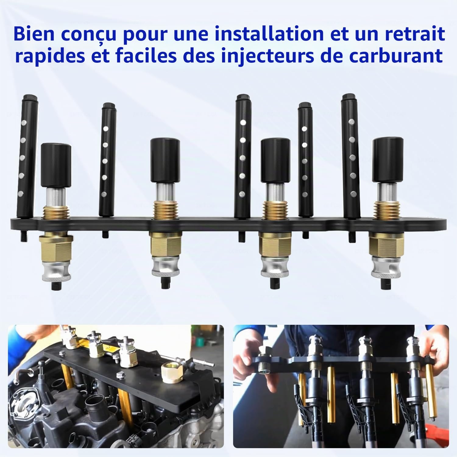 ZKTOOL Kit d'Outils de Retrait et d'Installation d'Injecteur de Carburant | Pour BMW B36 B38 B48, Équivalent à OEM 83302385417, Ensemble Professionnel d'Extraction, Matériel Durable de Réparation