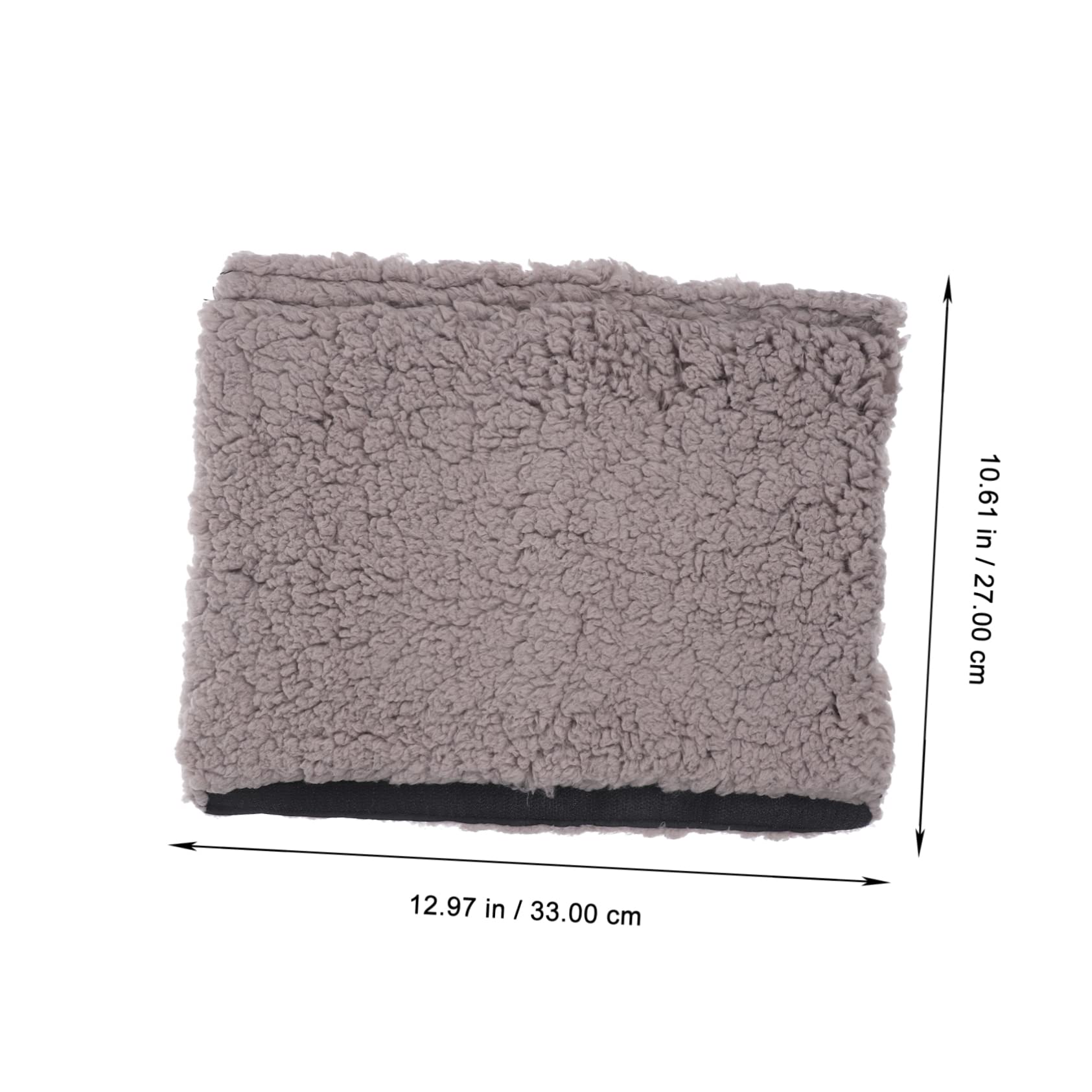 SHINEOFI 2paia Fodera per Bracciolo Pile Antiscivolo per Sedia Ufficio Copertura Morbida e Calda per Braccioli Facile da Installare per Inverno e Comfort Ergonomico