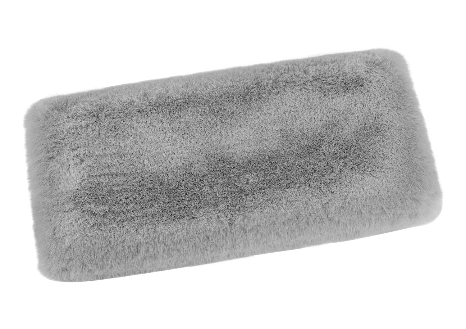 JIAHG Manchon Fausse Fourrure Hiver Chaud Épais Chauffe-Mains Bras et Poignet Fourrure de Lapin Artificiel Doux et Confort Chauffage des Mains pour Femme et Mère, 40 x 20 cm