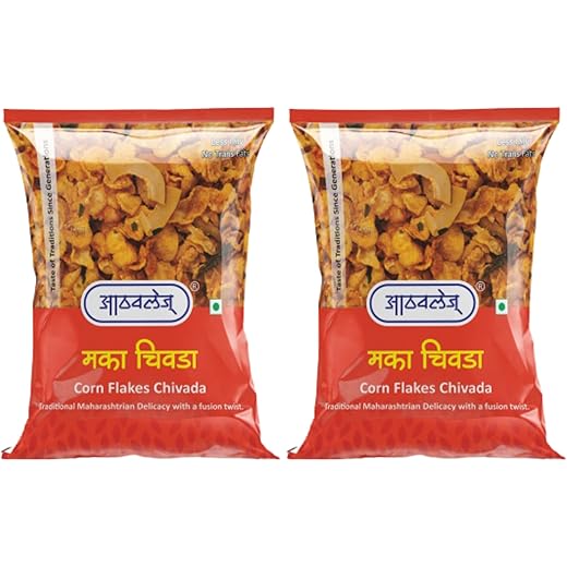 Athavales Corn Flakes Chivda Makai Chivda Spice mix Maka