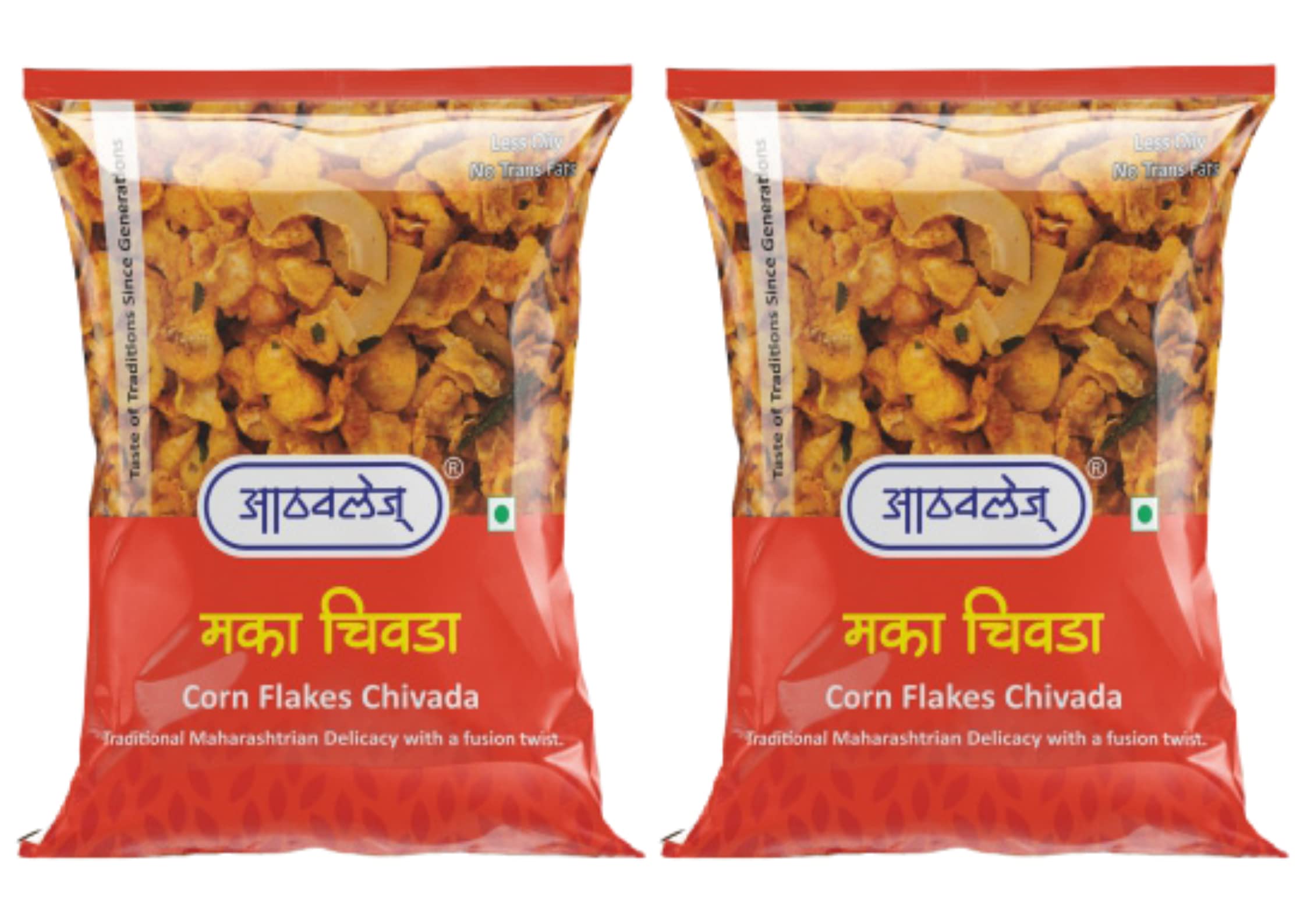 Athavale's Corn Flakes Chivda (Makai Chivda) | Spice mix Maka chivda | Corn chivda namkeen snacks 200G - Pack of 2-image-29