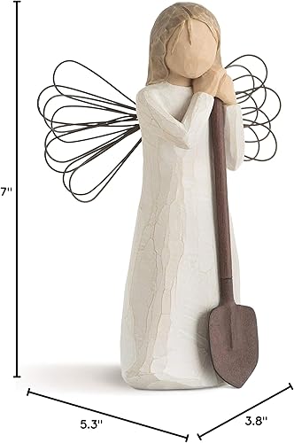 Miniatura 6 de Willow Tree Angel of The Garden, Bringing Forth a Garden of Love and Beauty, Gift to Celebrate Friendships, People with Green Thumbs, Sculpted